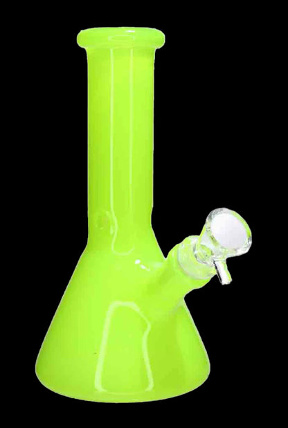 Smoke Cartel Milky Beaker Bong - 8 in.