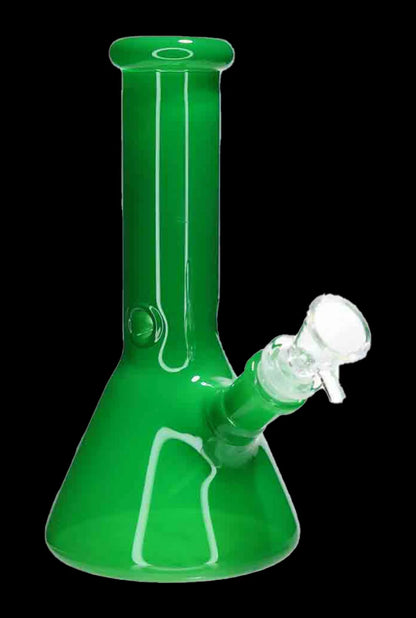 Smoke Cartel Milky Beaker Bong - 8 in.