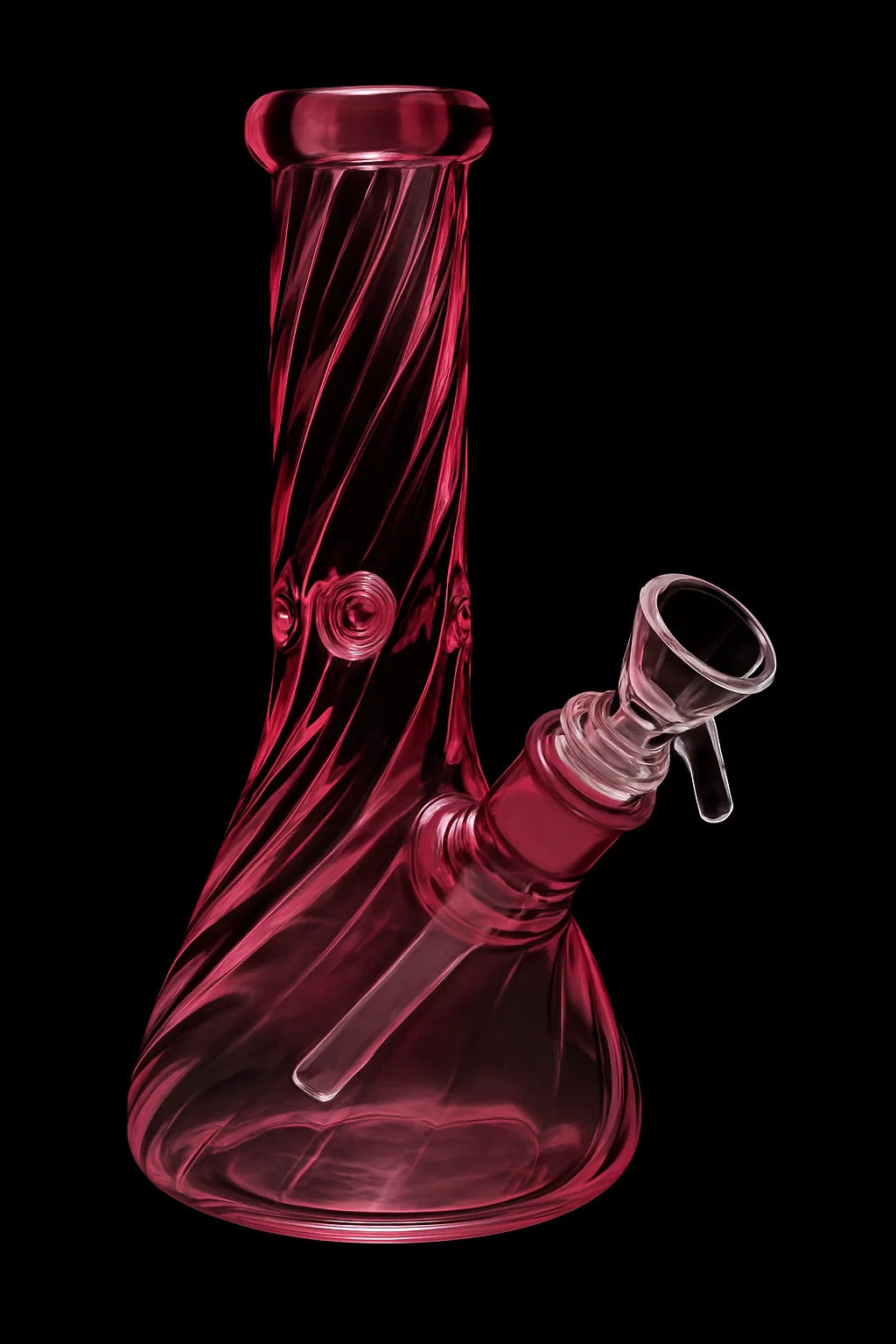 Smoke Cartel Twisted Beaker Bong - 8 in.