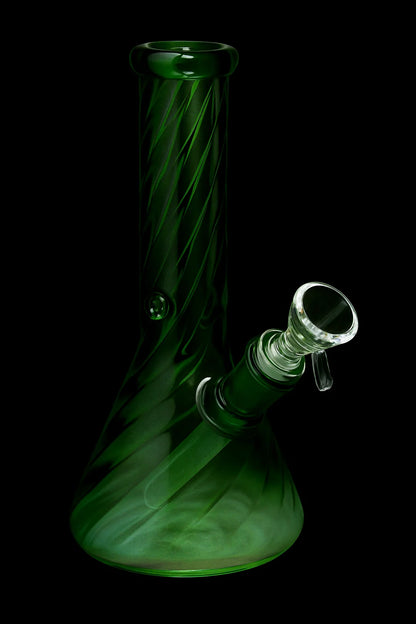 Smoke Cartel Twisted Beaker Bong - 8 in.