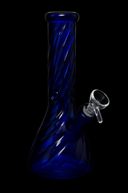 Smoke Cartel Twisted Beaker Bong - 8 in.