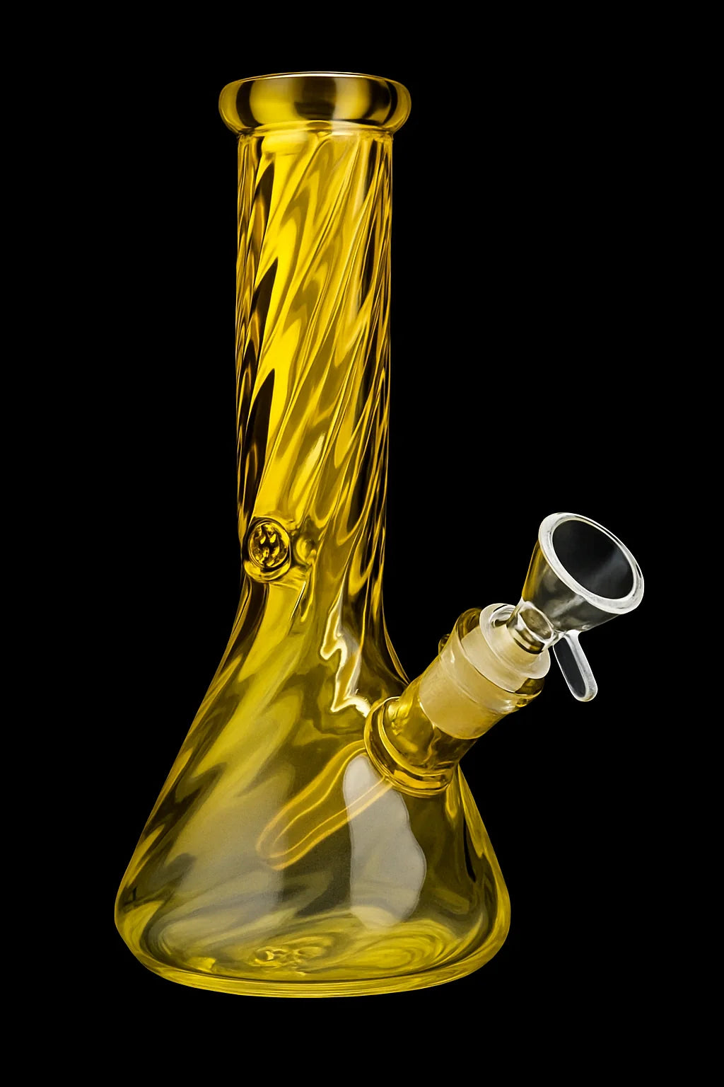 Smoke Cartel Twisted Beaker Bong - 8 in.