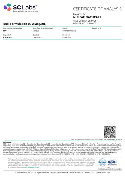 NuLeaf Naturals Delta 9 THC Capsules