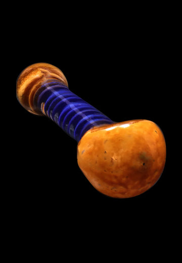 Smoke Cartel Frit Spiral Spoon Pipe - 4.5 in. - Smoke Cartel Frit Spiral Spoon Pipe - 4.5 in.