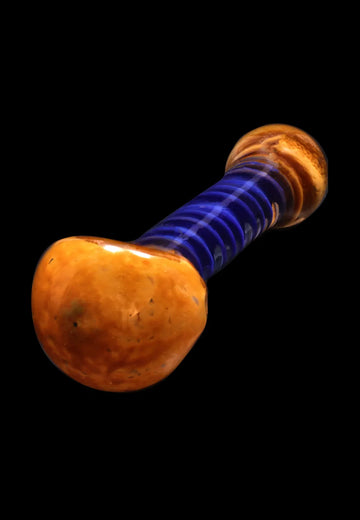 Smoke Cartel Frit Spiral Spoon Pipe - 4.5 in. - Smoke Cartel Frit Spiral Spoon Pipe - 4.5 in.