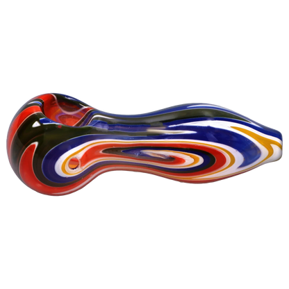 Smoke Cartel Slime Reversal Wig Wag Spoon Pipe - 4.5 in.