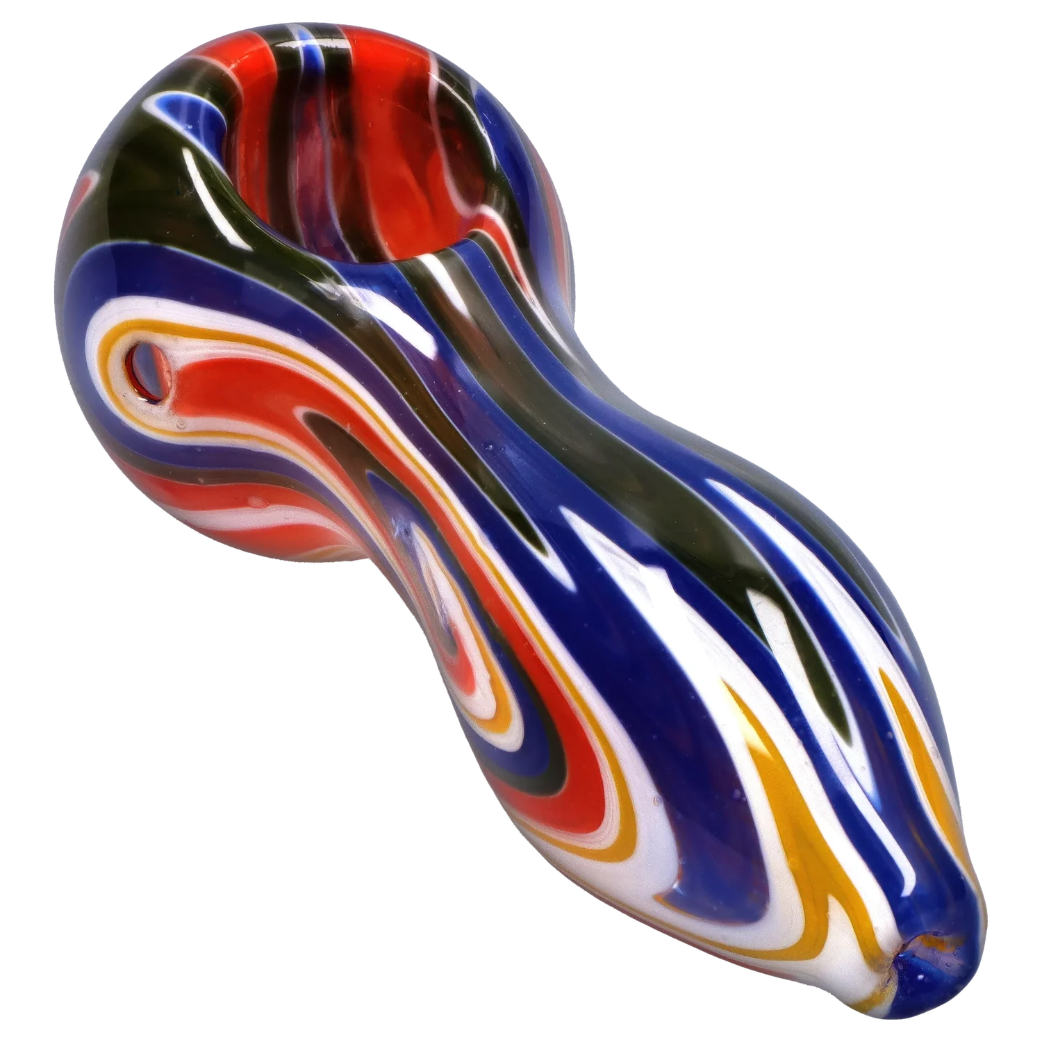 Smoke Cartel Slime Reversal Wig Wag Spoon Pipe - 4.5 in.