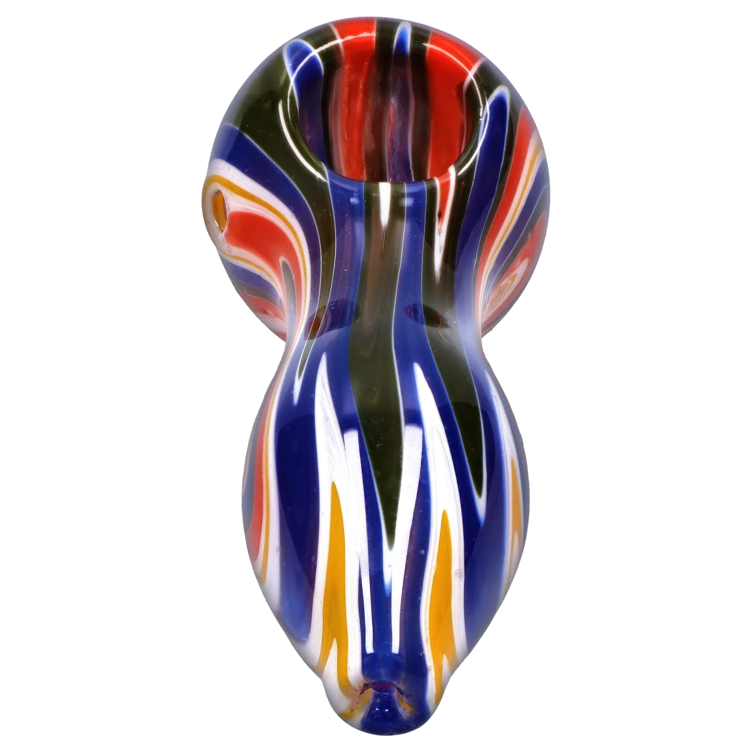 Smoke Cartel Slime Reversal Wig Wag Spoon Pipe - 4.5 in.