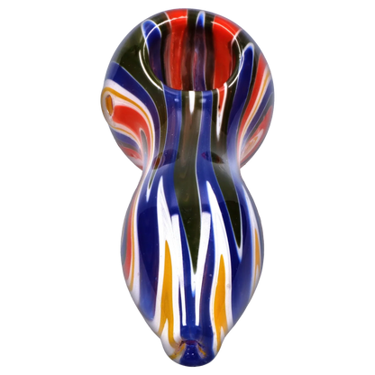 Smoke Cartel Slime Reversal Wig Wag Spoon Pipe - 4.5 in.