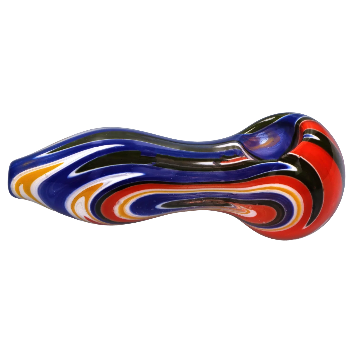 Smoke Cartel Slime Reversal Wig Wag Spoon Pipe - 4.5 in.