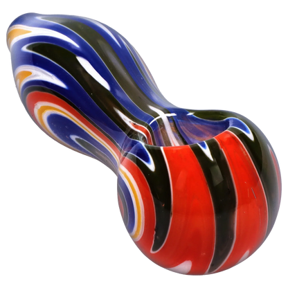 Smoke Cartel Slime Reversal Wig Wag Spoon Pipe - 4.5 in.