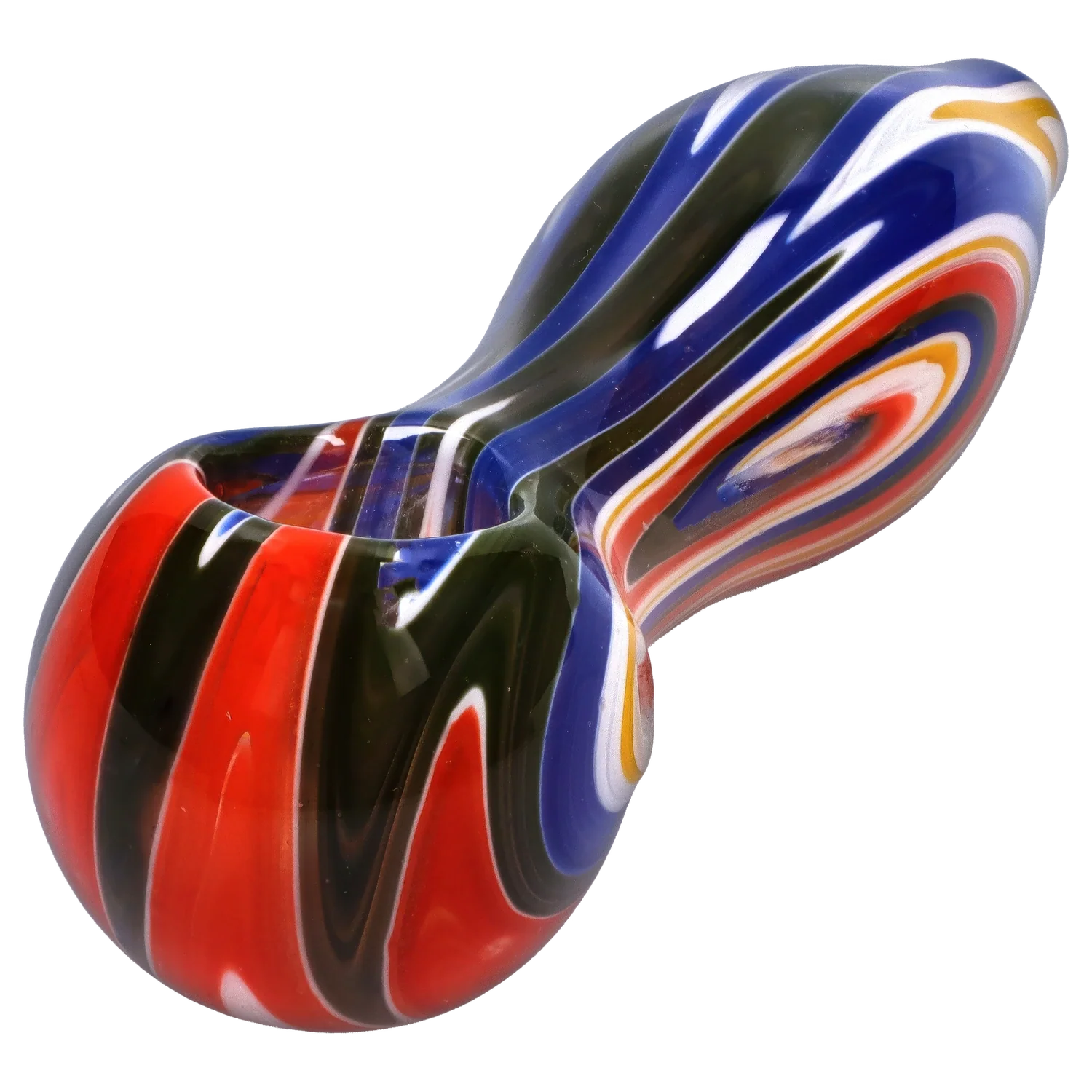 Smoke Cartel Slime Reversal Wig Wag Spoon Pipe - 4.5 in.