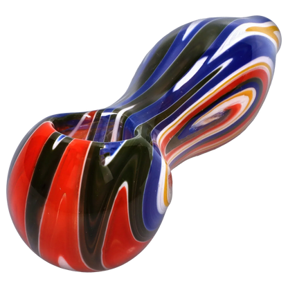Smoke Cartel Slime Reversal Wig Wag Spoon Pipe - 4.5 in.