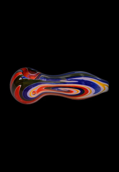 Smoke Cartel Slime Reversal Wig Wag Spoon Pipe - 4.5 in.