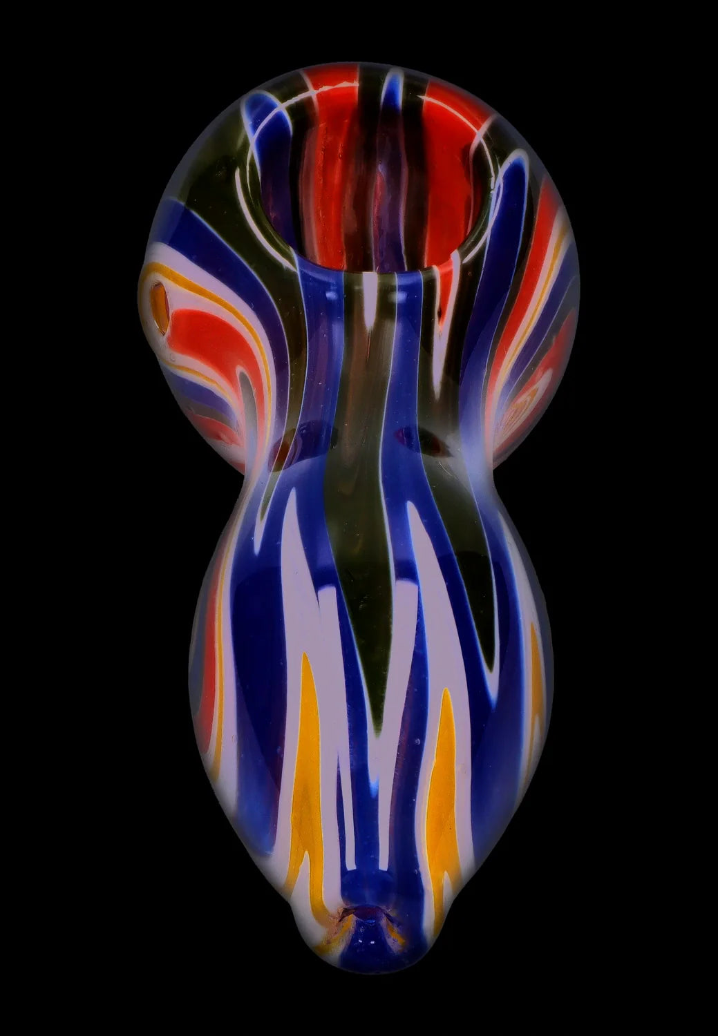 Smoke Cartel Slime Reversal Wig Wag Spoon Pipe - 4.5 in.