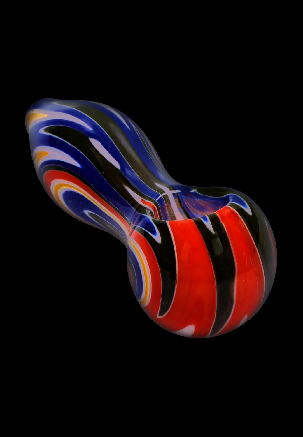 Smoke Cartel Slime Reversal Wig Wag Spoon Pipe - 4.5 in.