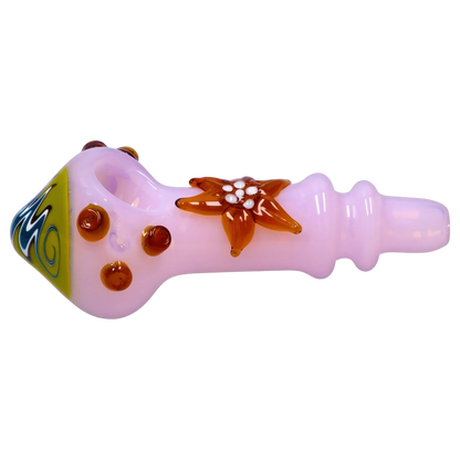 Smoke Cartel Star Reversal Spoon Pipe - 4.5 in.
