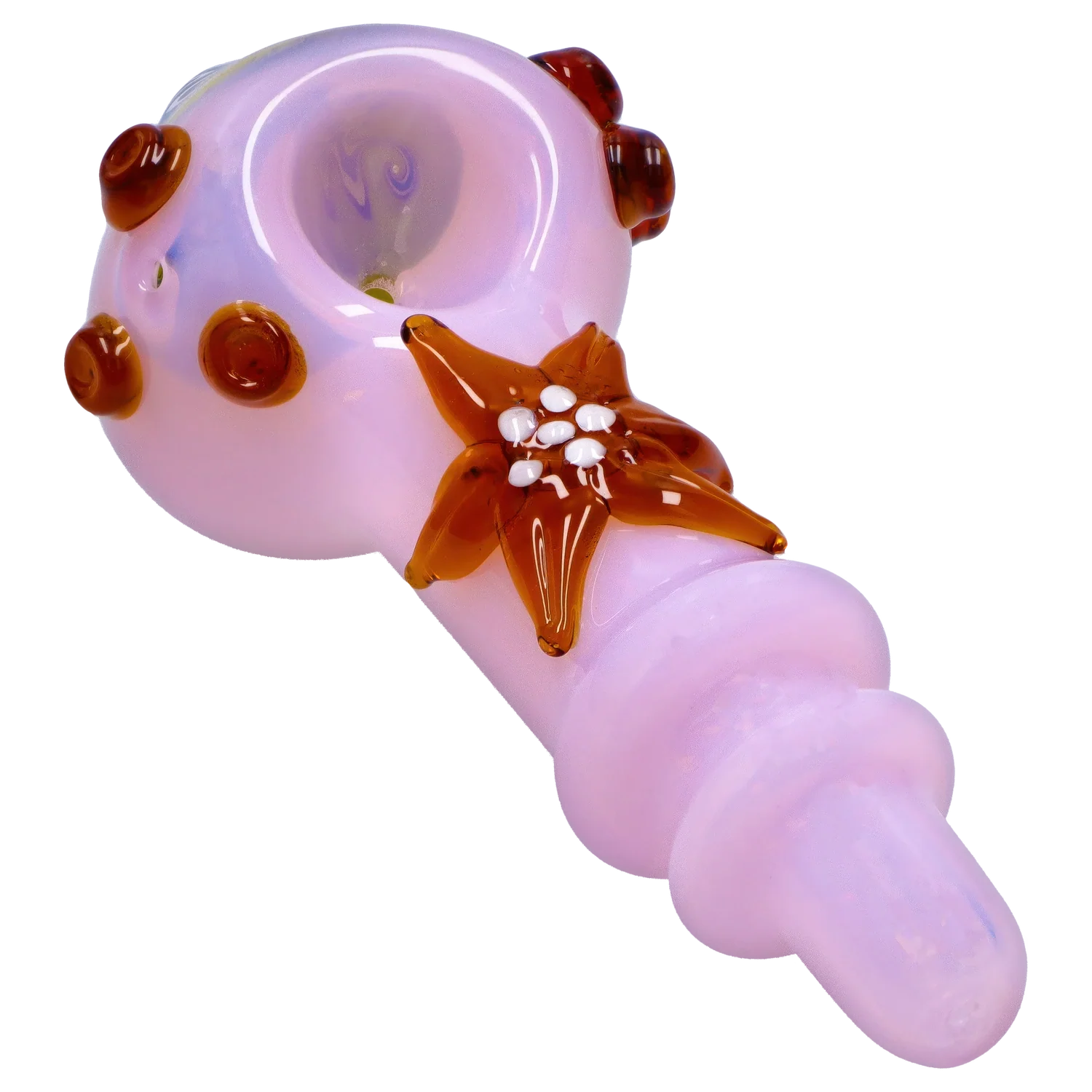 Smoke Cartel Star Reversal Spoon Pipe - 4.5 in.