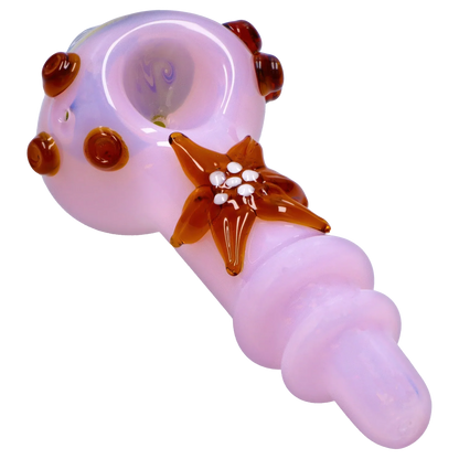 Smoke Cartel Star Reversal Spoon Pipe - 4.5 in.