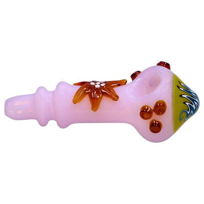 Smoke Cartel Star Reversal Spoon Pipe - 4.5 in.