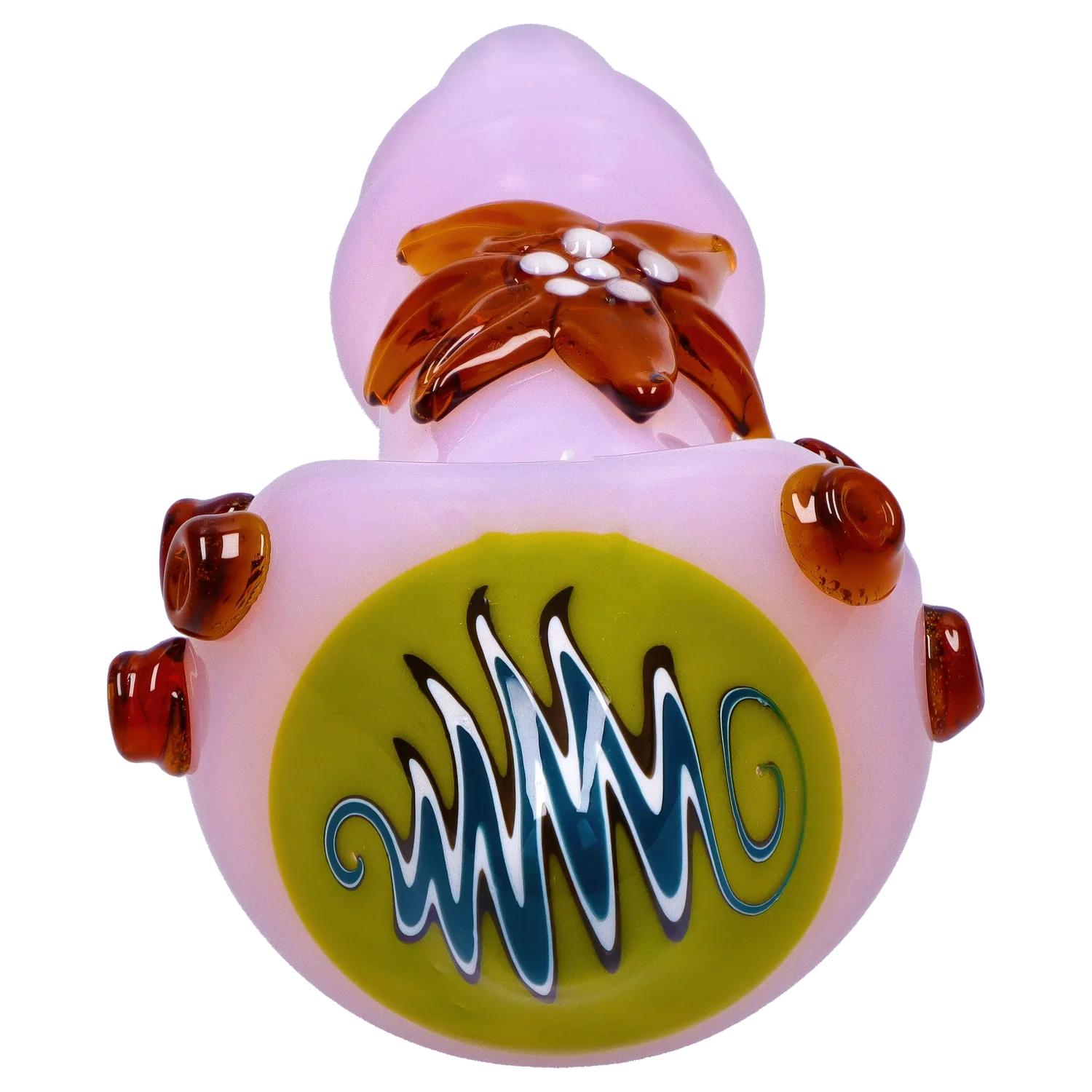 Smoke Cartel Star Reversal Spoon Pipe - 4.5 in.