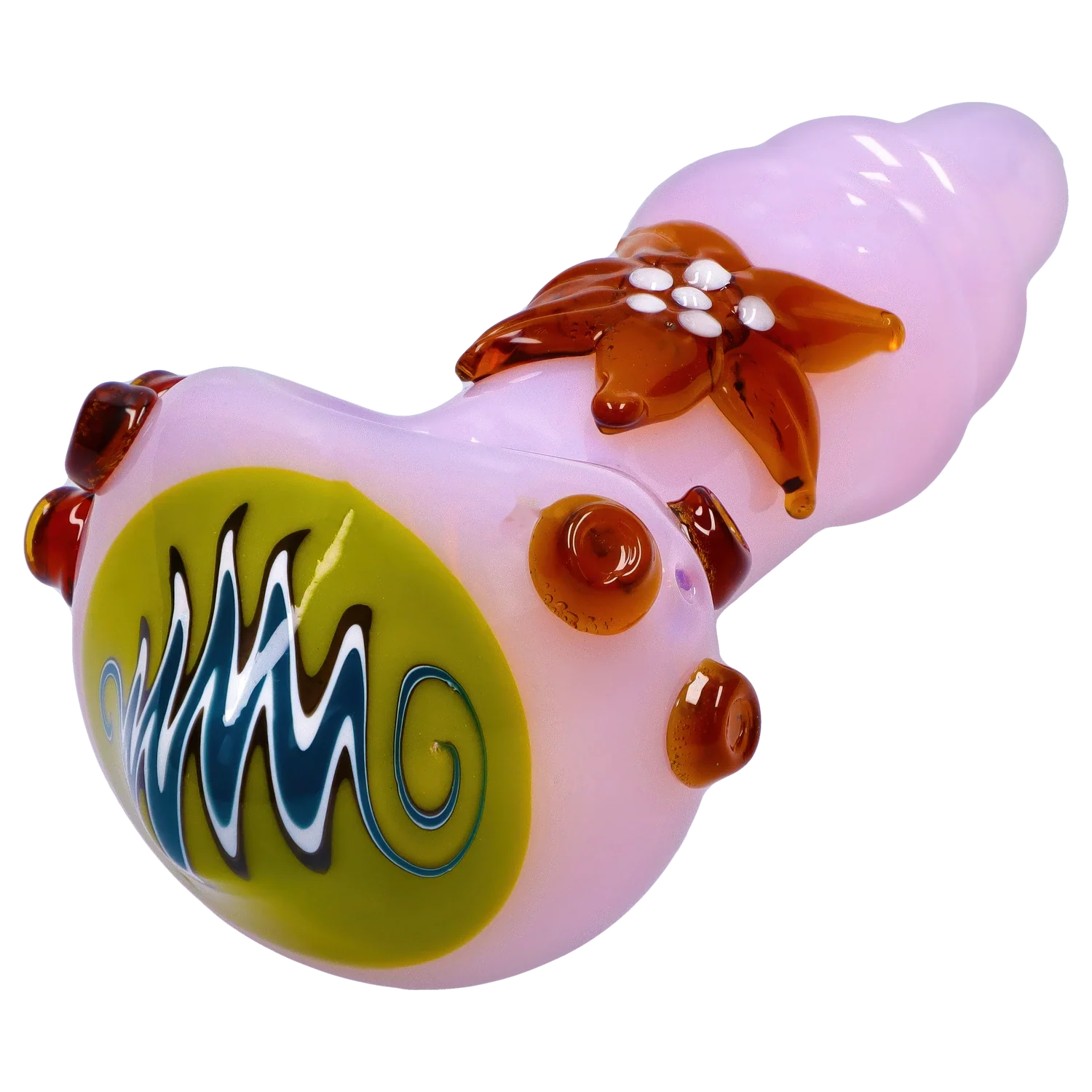 Smoke Cartel Star Reversal Spoon Pipe - 4.5 in.