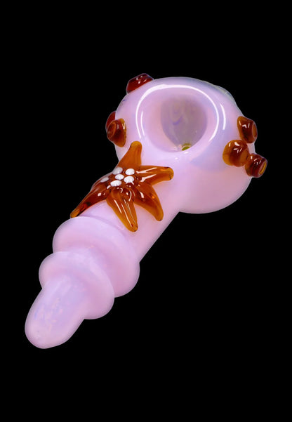 Smoke Cartel Star Reversal Spoon Pipe - 4.5 in.