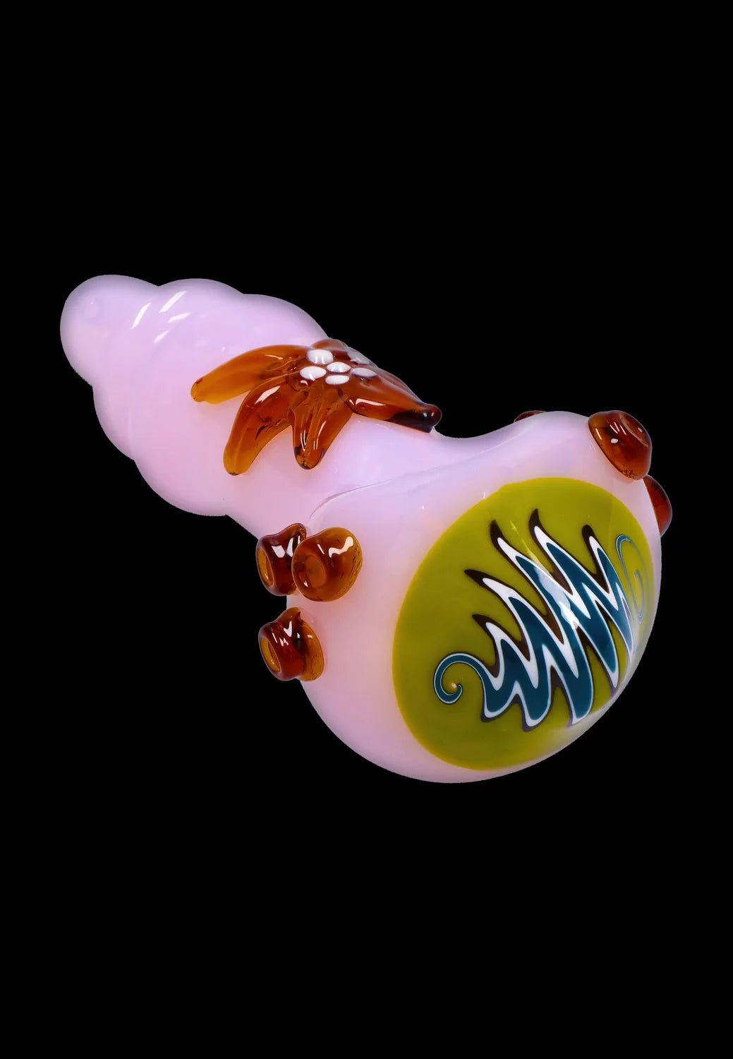 Smoke Cartel Star Reversal Spoon Pipe - 4.5 in.