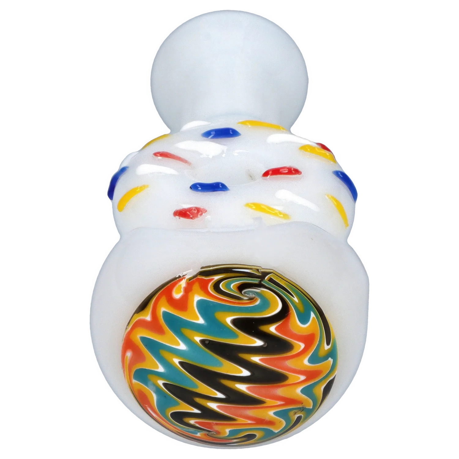 Smoke Cartel Donut Reversal Spoon Pipe - 4.5 in.