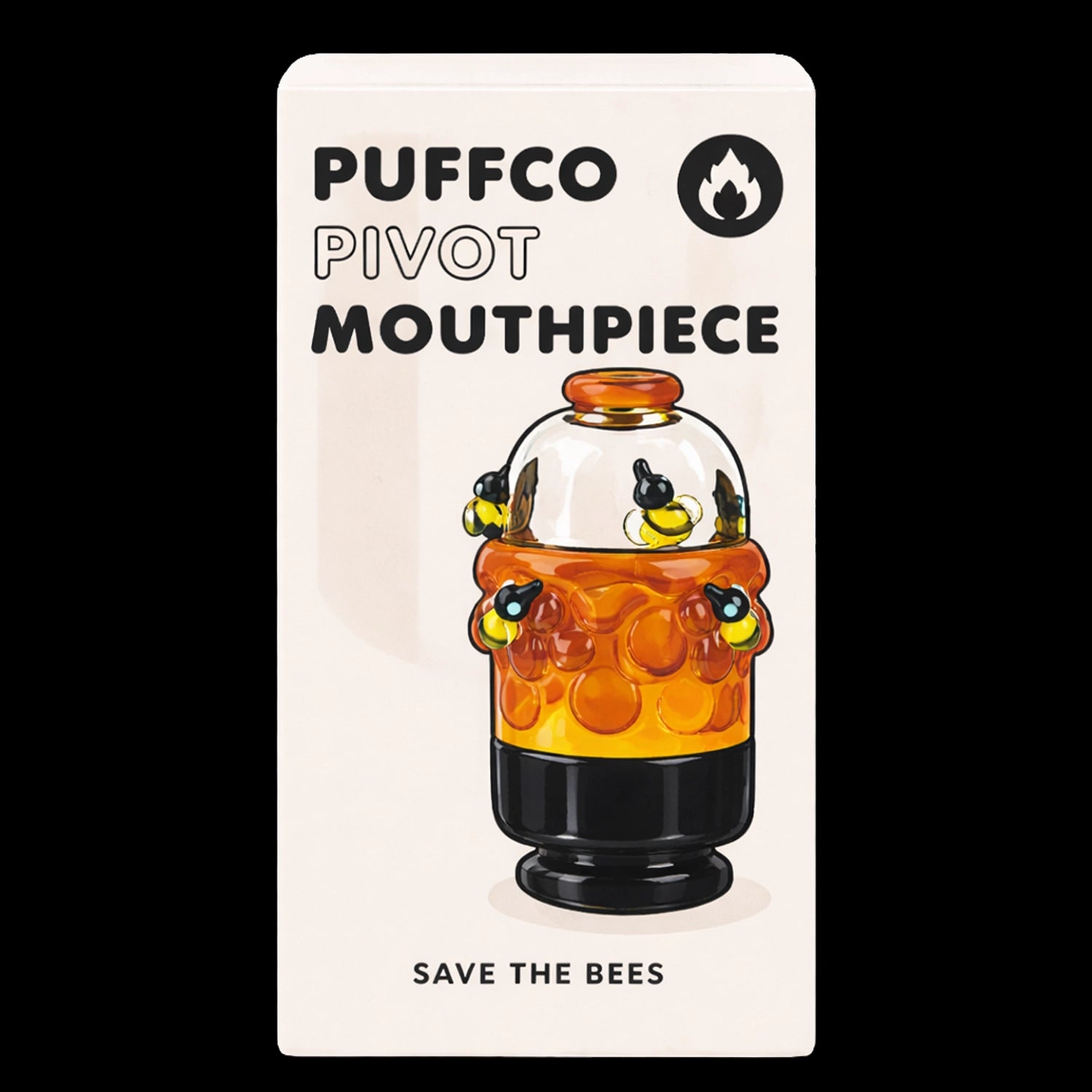 Empire Glassworks Puffco Pivot Glass Mouthpiece - Save the Bees
