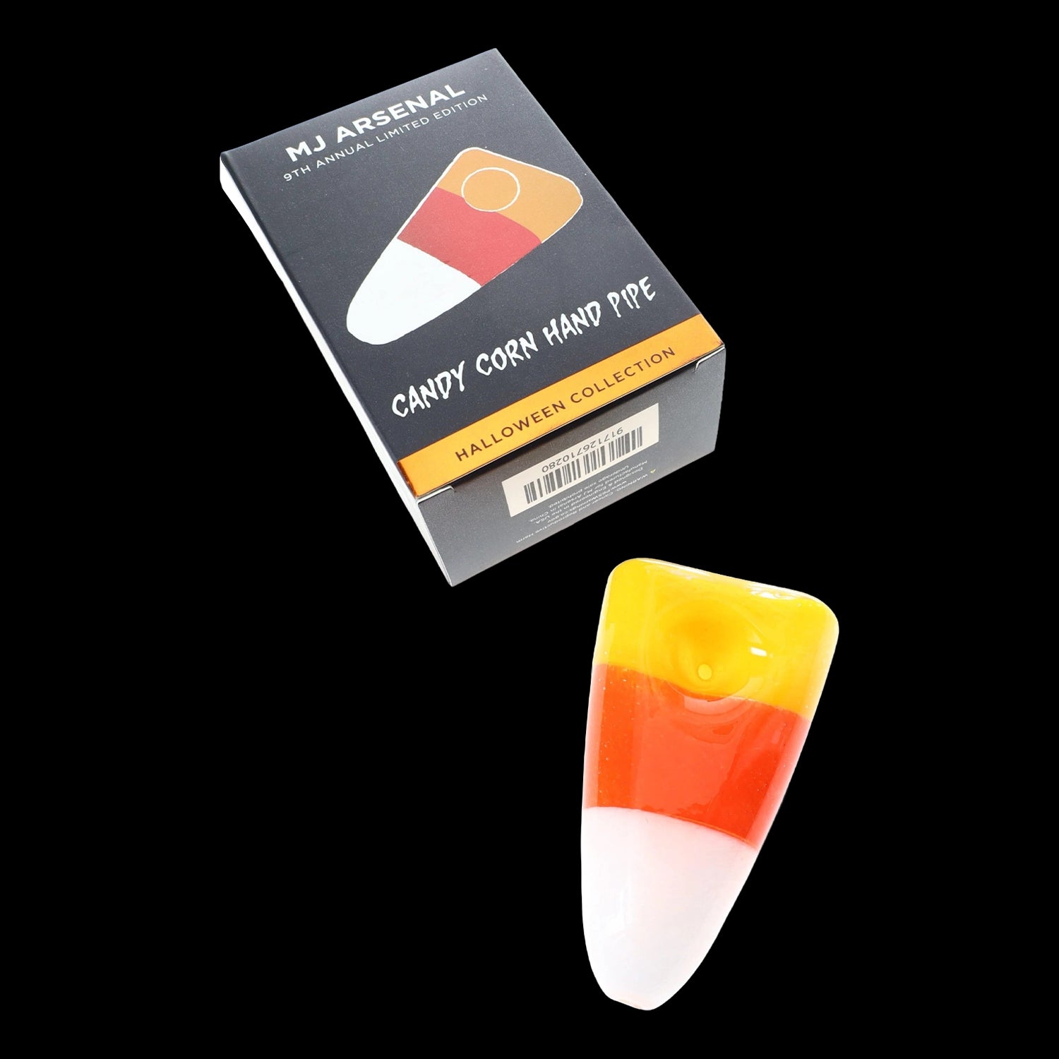 MJ Arsenal Candy Corn Glass Hand Pipe – Halloween Collection