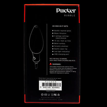 Pucker Bubble Smoking Vaporizer