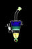 Ghoulish Glow in the Dark Lazy Glass Water Pipe - Ghoulish Glow in the Dark Lazy Glass Water Pipe