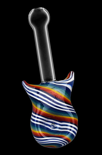 Guitar Candy Stripe Hand Pipe - Guitar Candy Stripe Hand Pipe