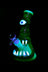 Bleary Eyed Beastie 3D Painted Beaker Water Pipe - Bleary Eyed Beastie 3D Painted Beaker Water Pipe