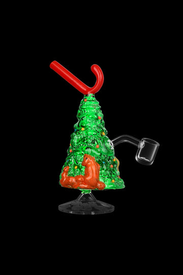 Christmas Tree with Candy Cane Dab Rig - Christmas Tree with Candy Cane Dab Rig