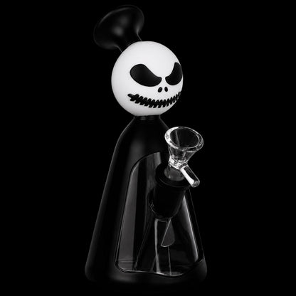 Nightmarish Silicone on Glass Water Pipe - 7.25" / 14mm F