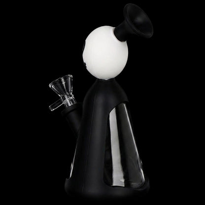 Nightmarish Silicone on Glass Water Pipe - 7.25" / 14mm F