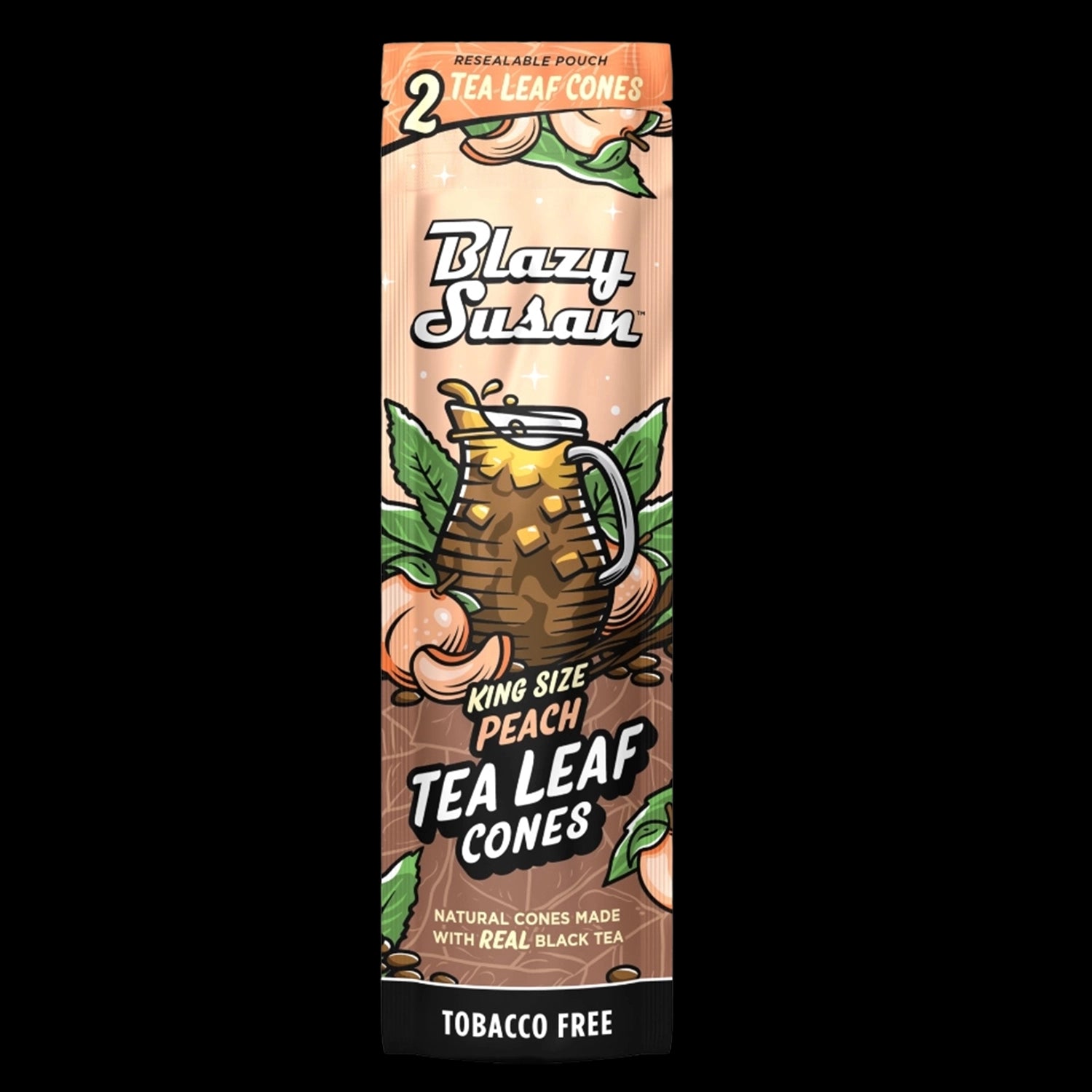 Blazy Susan Peach Tea Cones - Display Box