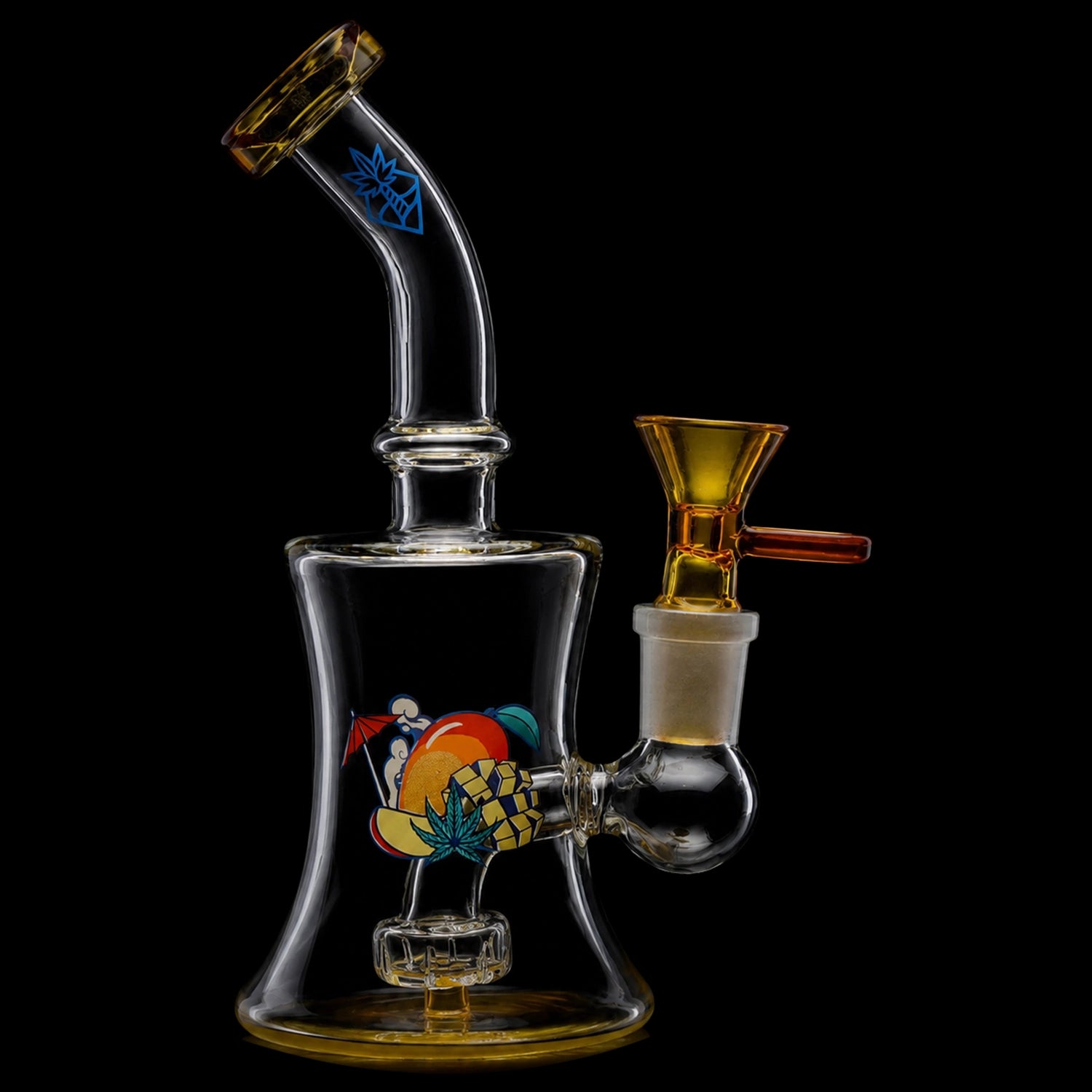 Cabana Cannabis Co. Ahoy Dab Rig Yellow - 6in