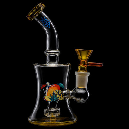 Cabana Cannabis Co. Ahoy Dab Rig Yellow - 6in