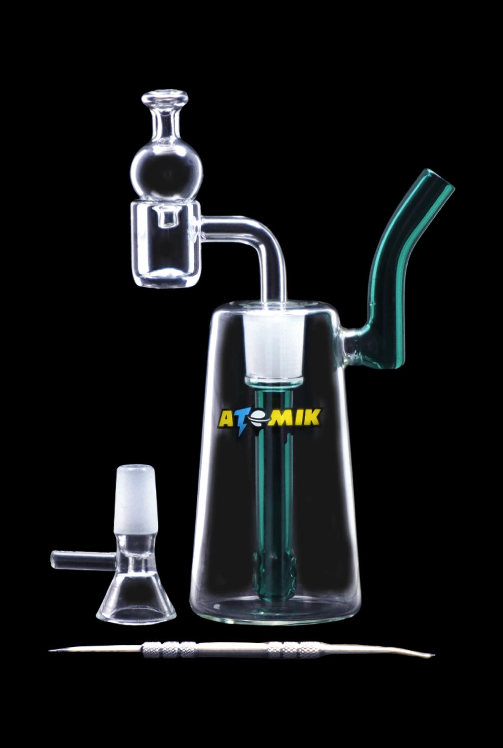 Atomik Milky Way Dab Rig - 6" Glass Water Pipe