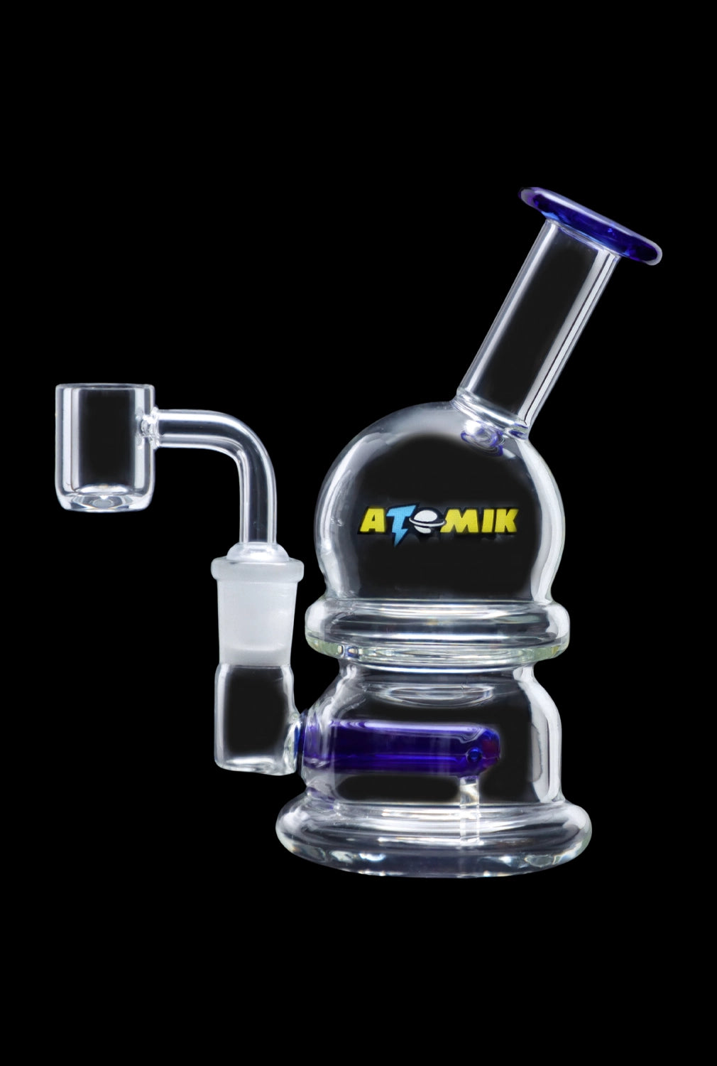 Atomik Moon DAB Rig 5" - Glass Dab Rig for Concentrates