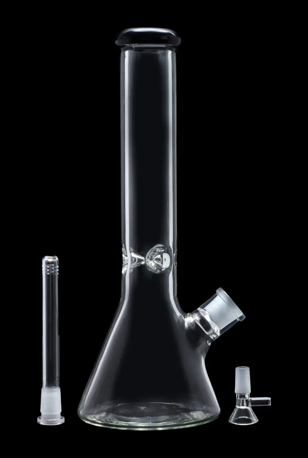 Smoke Cartel Beaker with Color Mouthpiece & Ice Pinch Bong - 14 in.