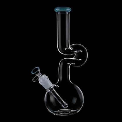 Smoke Cartel Zig Zag Bubble Base Bong - 11 in.