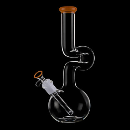 Smoke Cartel Zig Zag Bubble Base Bong - 11 in.
