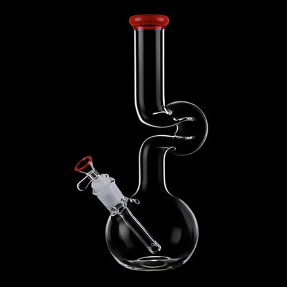 Smoke Cartel Zig Zag Bubble Base Bong - 11 in.