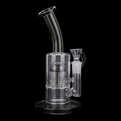 Smoke Cartel Bent Neck Color Tree Perc Bong - 8 in.