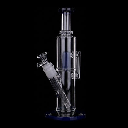 Smoke Cartel Straight Tube with Perc & Handle Bong - 11 in.