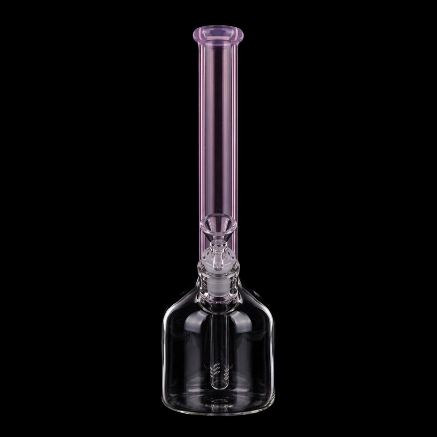 Smoke Cartel Rounded Beaker with Ice Pinch Bong - 12 in.